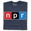 NPR Full Color Logo Navy -Raygunsite Store npr logo navy folded
