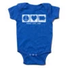 Peace Love Iowa Onesie -Raygunsite Store peace love iowa onesie