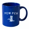 Pew Pew Mug - Blue -Raygunsite Store pew pew mug