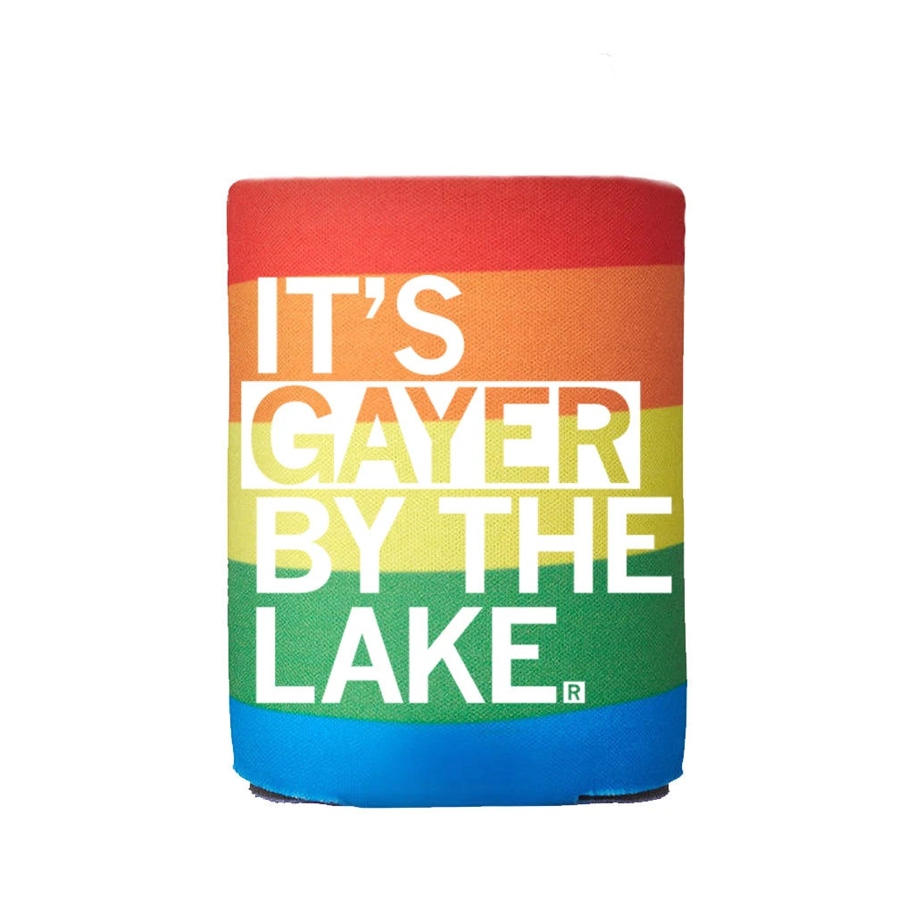 Gayer By The Lake Can Cooler 3 Gayer By The Lake Can Cooler
