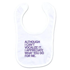 Appreciation Bib - White