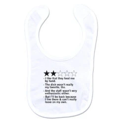Two Star Review Bib