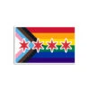 Chicago Progress Pride Flag Die-Cut Sticker -Raygunsite Store raygun sticker pride chi flag