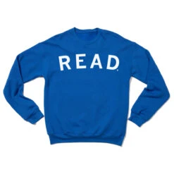 Read Curved Logo Crew Sweatshirt -Raygunsite Store read crew flat