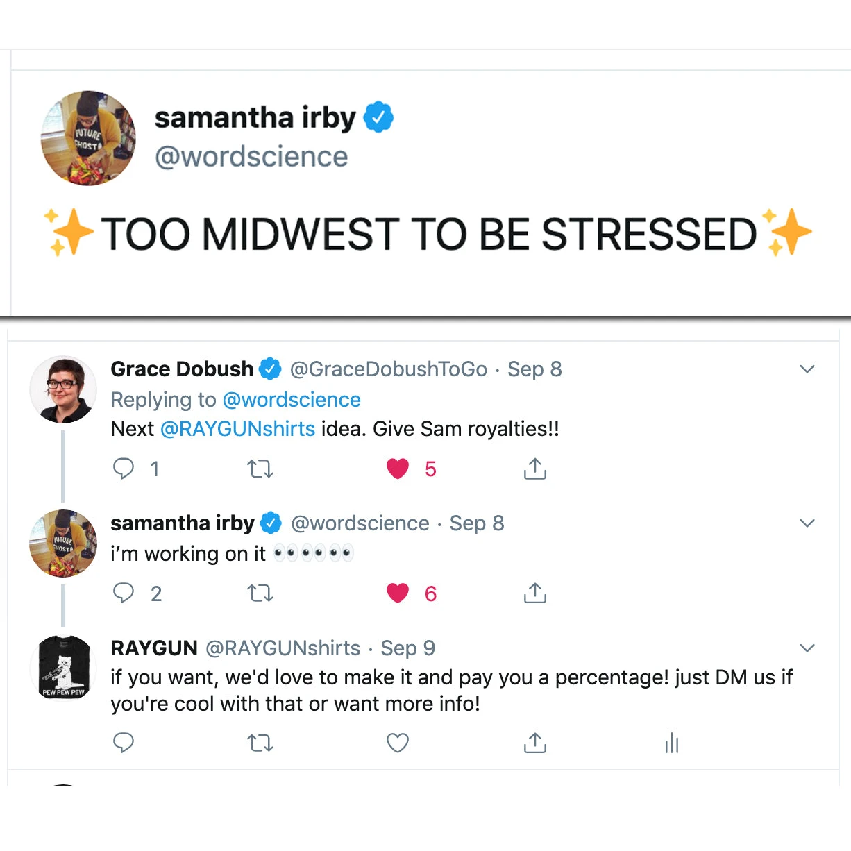 Too Midwest To Be Stressed Grey 6 Too Midwest To Be Stressed Grey - Image 4