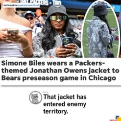 Undercover Packers Fan 8 Undercover Packers Fan -Raygunsite Store simone biles promo