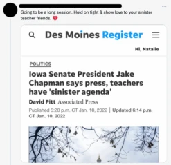 Just Another Sinister Teacher -Raygunsite Store sinisterteachernewsstory