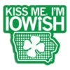 Kiss Me I’m Iowish Stacked Die-Cut Sticker -Raygunsite Store sticker die cut kiss me im iowish