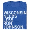 Wisconsin Needs Less Ron Johnson (R) -Raygunsite Store stocked.heatherroyalblue.folded