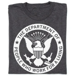 Dept Of People Who Work For A Living Charcoal