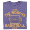 Iowa: The Women's Basketball State Purple -Raygunsite Store the womens basketball state UNI folded