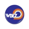 WBEZ Vintage Logo Blue Button -Raygunsite Store wbez logo blue button