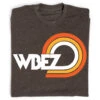 WBEZ Vintage Logo Brown -Raygunsite Store wbez logo brown folded